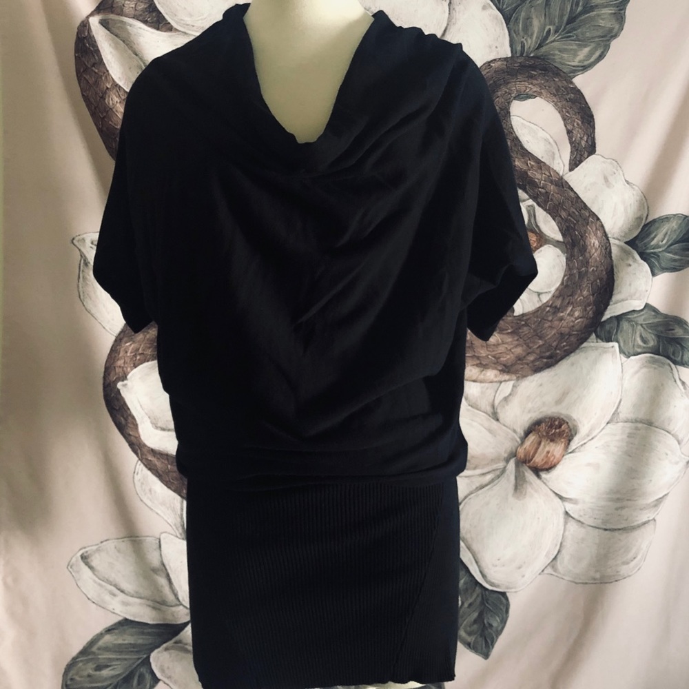 ALLSAINTS (NWT) - Ellie Black Knit Dress